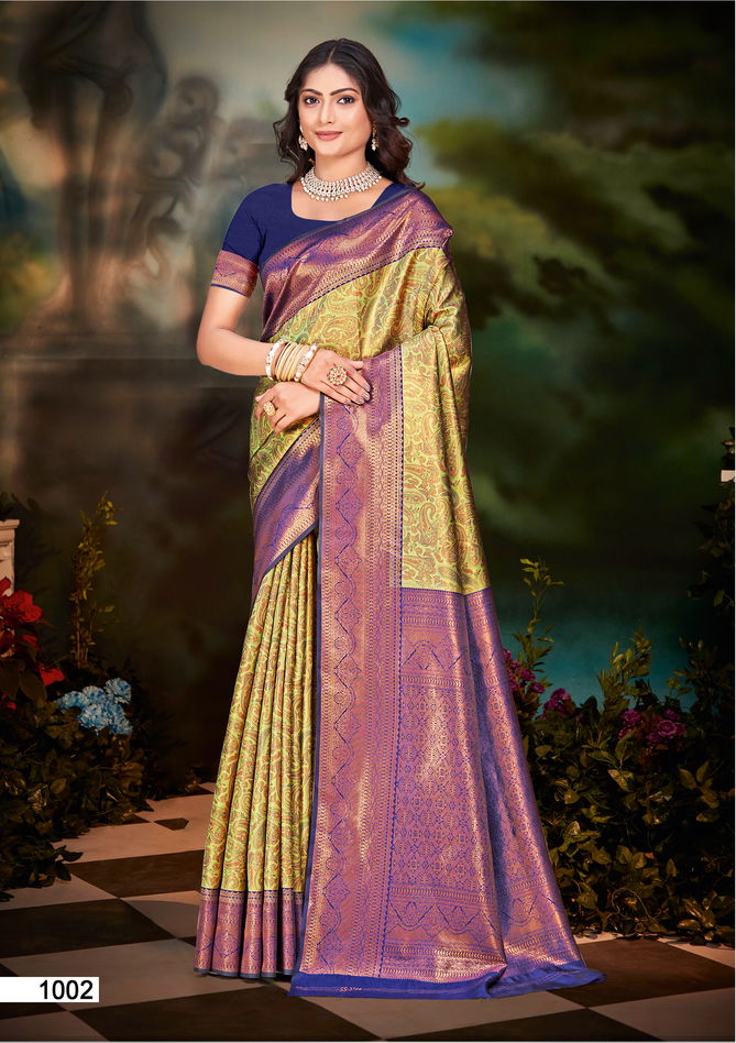 Ranbhumi Vol 2 By Bunawat Pure Silk Wedding Sarees Wholesale Market in Surat	